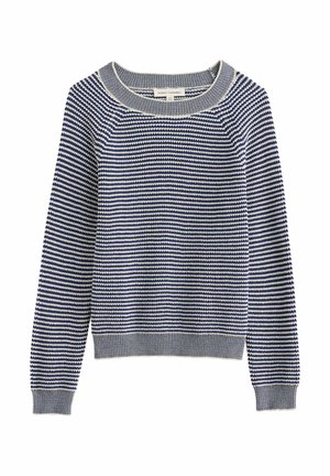 Seasalt Cornwall, SEASALT CORNWALL ZENNOR JUMPER - Trui - navy - branches marine chalk