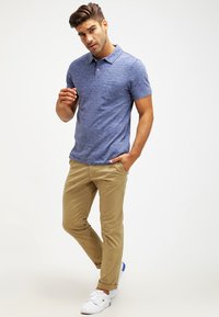 Pier One Poloshirt - blue melange/blau-meliert - Zalando.ch