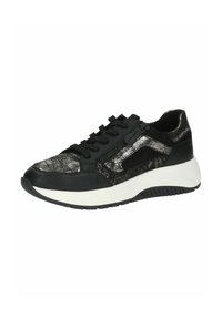 Caprice SNEAKER OCEAN COMB MIT AIRMOTION - Tenisice - black comb