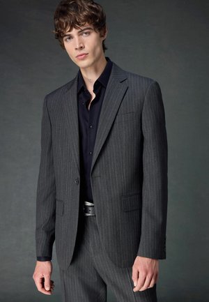 STRIPE - REGULAR FIT - Blazer jacket - charcoal grey