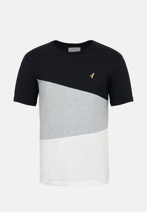 Pier One by Zalando, T-Shirt print - black/white/grey