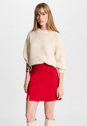 ROUND NECK LONG SLEEVES - Jumper - ivoire
