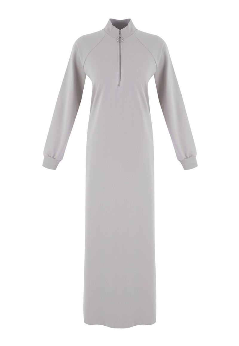 Damen Freizeitkleider | Modanisa Maxikleid grey/grau - AS90331 Damen Freizeitkleider | Modanisa Maxikleid grey/grau - AS90331