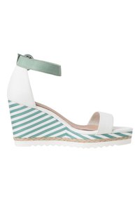 Marco Tozzi BY GUIDO MARIA KRETSCHMER - High Heel Sandalette - white/sage
