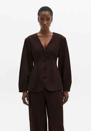Malina, EMELIA BARREL SLEEVE - Blazer - dark brown