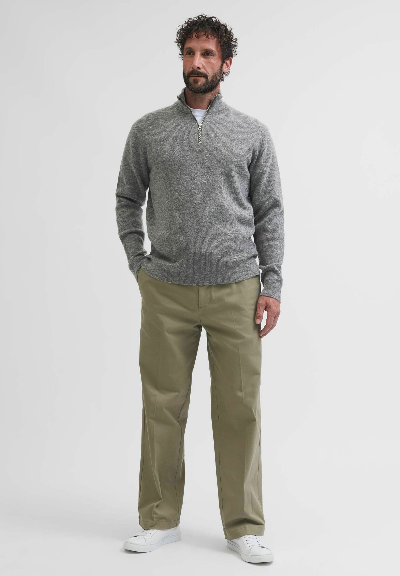 Portland Outerwear Co. PULLOVER - Pulover - grey melange/gri