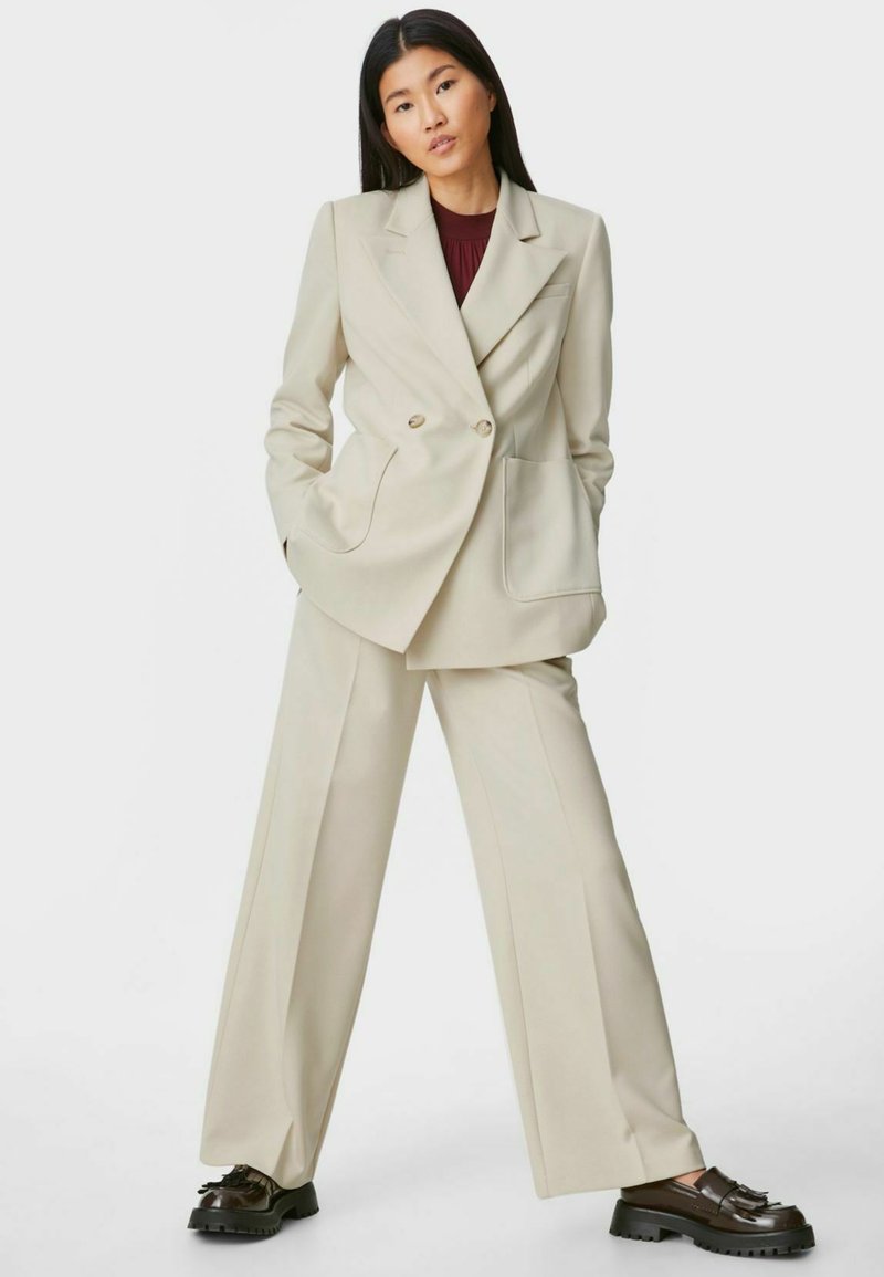 Damen Parkas | C&A Kurzmantel white/weiß - MF23655 Damen Parkas | C&A Kurzmantel white/weiß - MF23655
