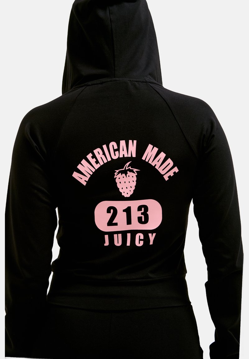 Juicy Couture AMERICAN MADE OOLA - Zip-up sweatshirt - black - Zalando