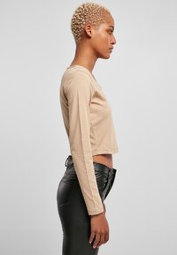 Urban Classics CROPPED LONGSLEEVE - Langarmshirt - unionbeige
