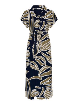 JDY, JDYTROYA LIFE S/L MIDI DRESS WVN DIA - Košilové šaty - navy blazer