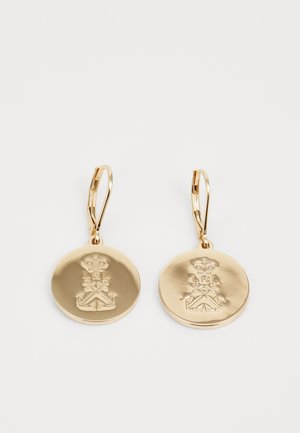 LOGO DROP - Earrings - gold-coloured