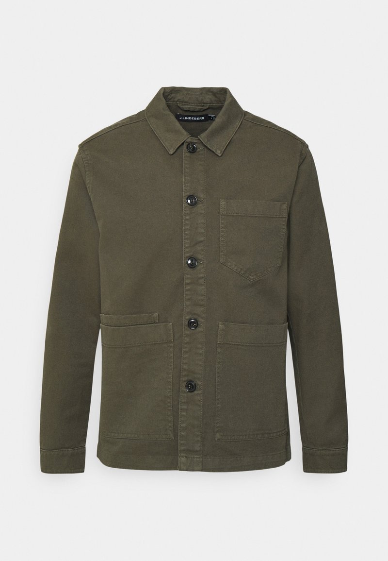 Herren T-shirts & Polos | J.LINDEBERG WORK OVERSHIRT Hemd seaweed green/dunkelgrün - UP06390 Herren T-shirts & Polos | J.LINDEBERG WORK OVERSHIRT Hemd seaweed green/dunkelgrün - UP06390