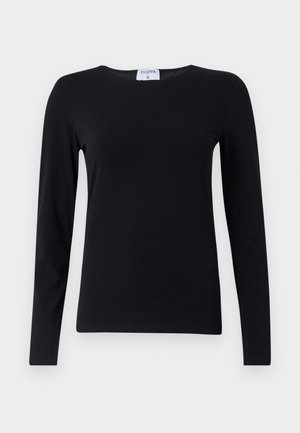 Filippa K LONG SLEEVE - Pitkähihainen paita - black