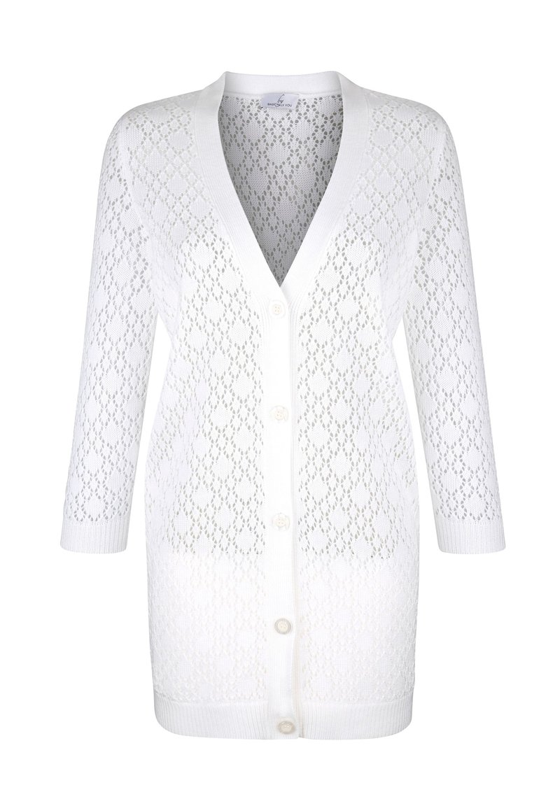 Damen Strickjacken | basically you Strickjacke weiß - JV75603 Damen Strickjacken | basically you Strickjacke weiß - JV75603