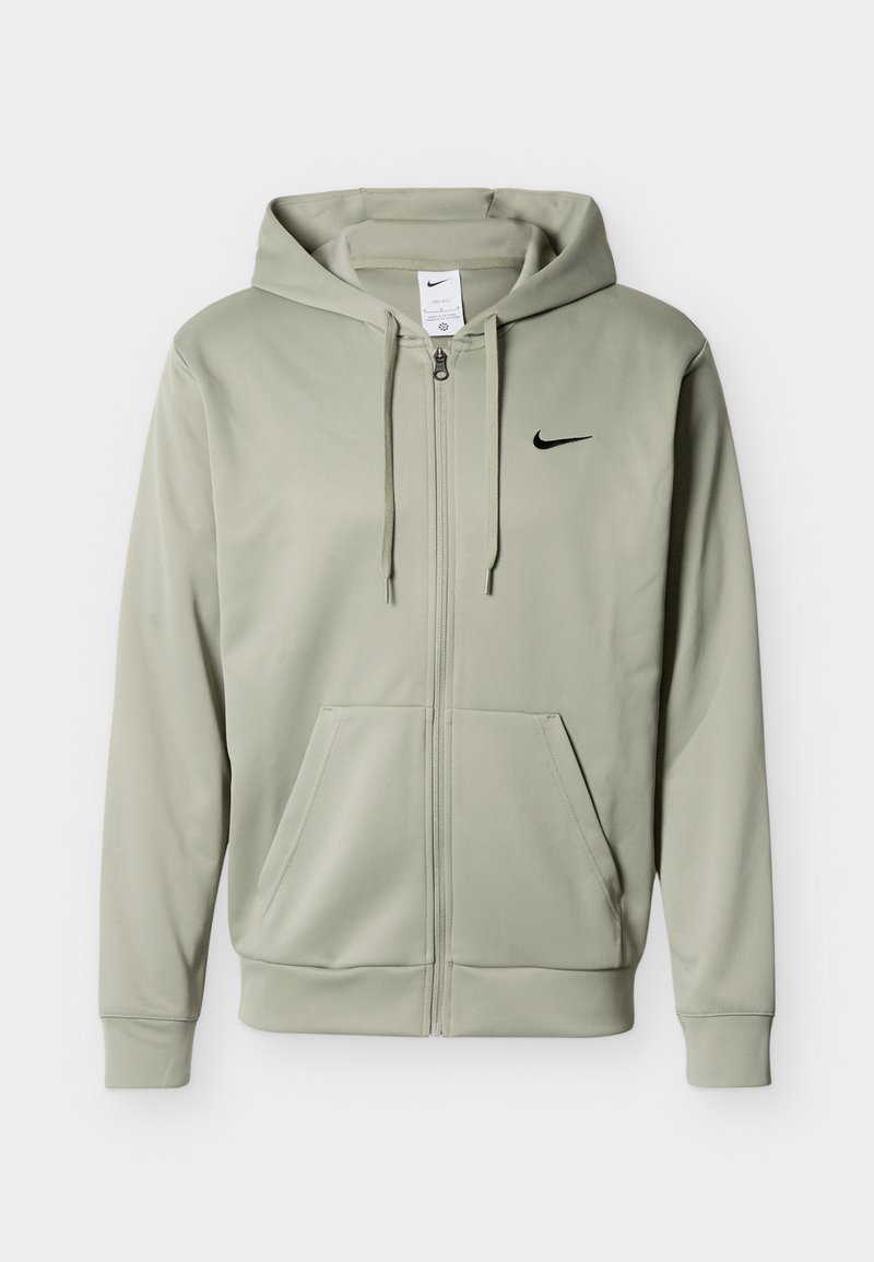 Nike Performance FLEX - Zip-up sweatshirt - light army/black/khaki ...