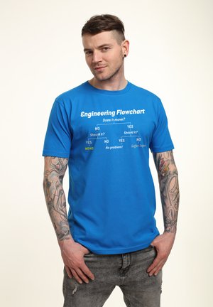 Henry Tiger UNATHLETIC - T-Shirt print - royal blue