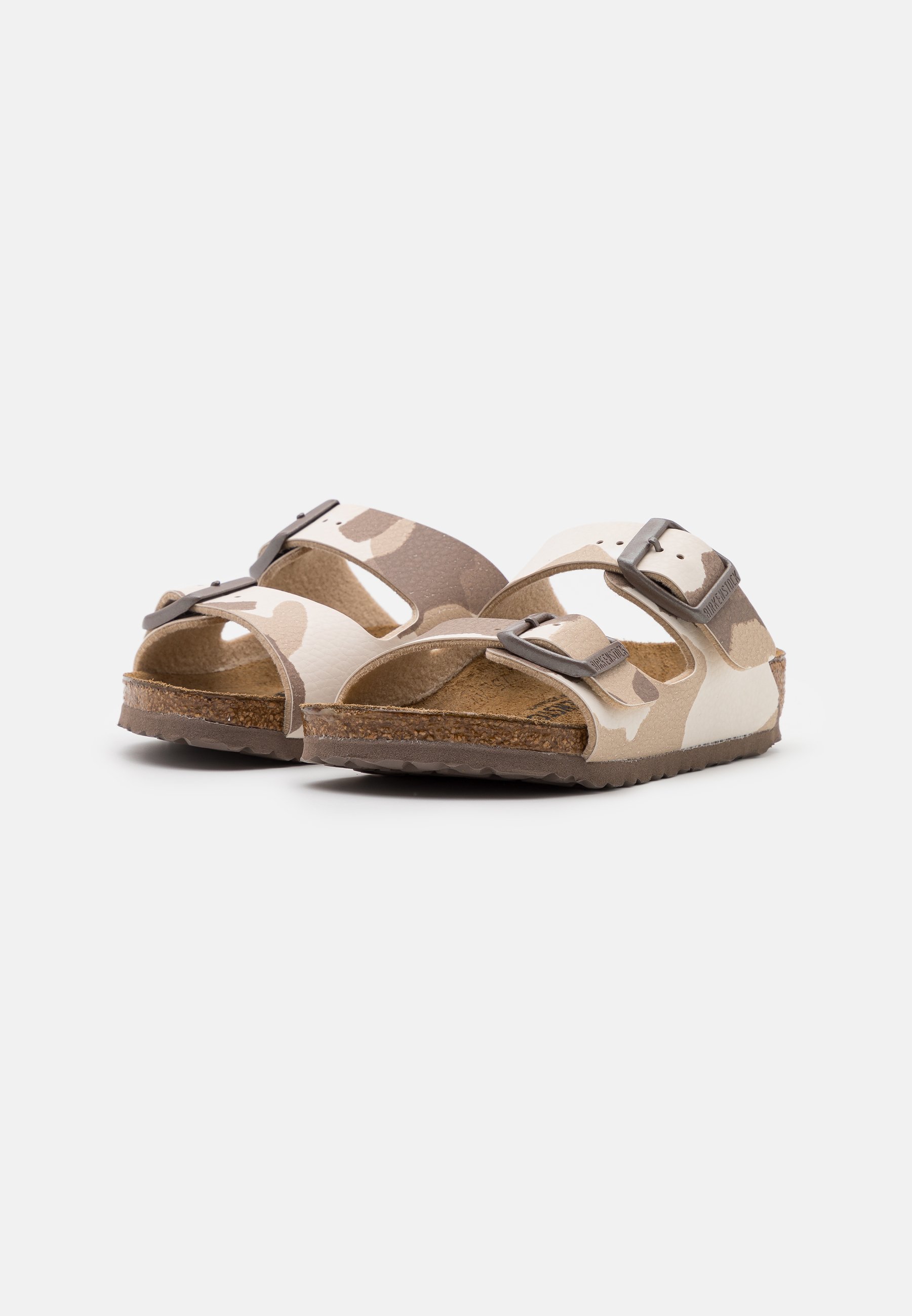 Birkenstock ARIZONA KIDS - Klapki - desert soil/almond/beżowy - Zalando.pl