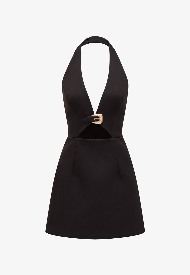 Forever New CONNOR HALTER NECK BUCKLE - Cocktail dress / Party dress - black - Zalando.ie Forever New CONNOR HALTER NECK BUCKLE - Cocktail dress / Party dress - black - Zalando.ie