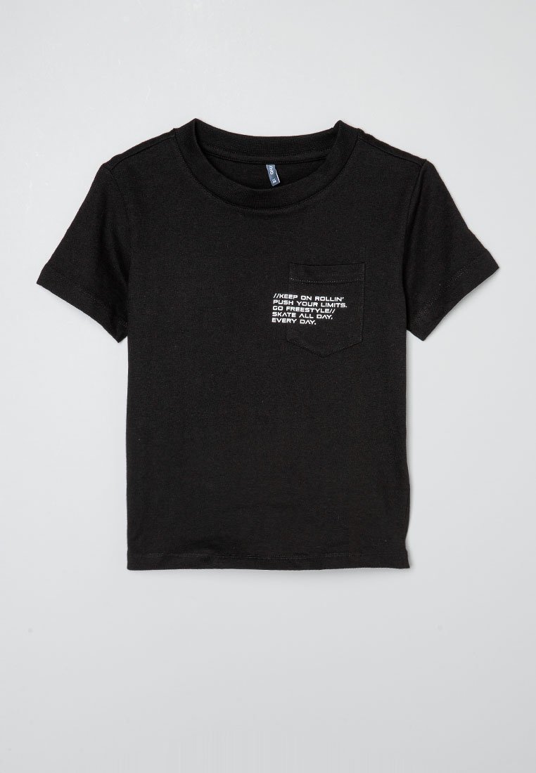 ONLY & SONS junior T-shirt print zwart ONLY & SONS junior T-shirt print zwart