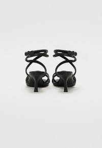 Even&Odd Wide Fit Sandale cu baretă pe gleznă - black