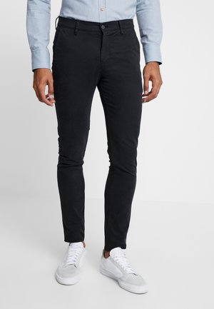 JOE - Tygbyxor - black