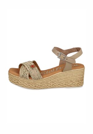 Oh! My Sandals Sandalias con plataforma - taupe