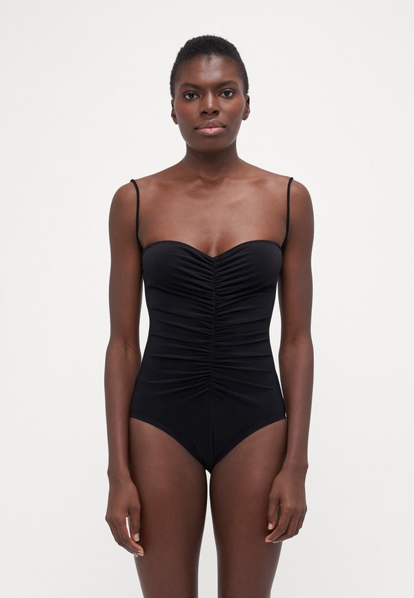 STRAPLESS SHIRRED FRONT MIO - Swimsuit