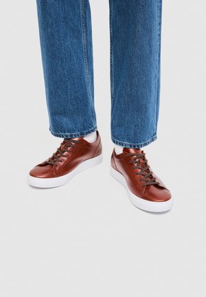ECCO, SOFT 10 - Matalavartiset tennarit - cognac
