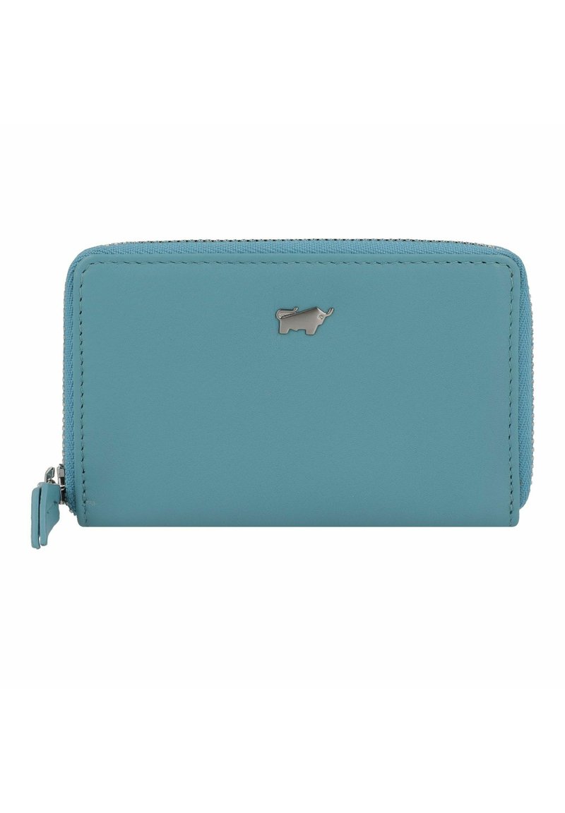 Braun Büffel Clutch - türkis