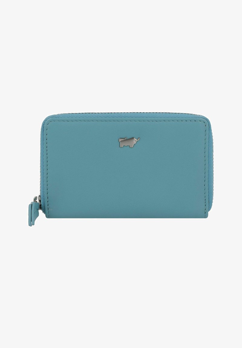 Braun Büffel Clutch - türkis