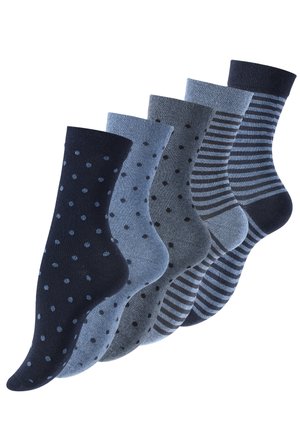 10 PAAR - Socken - blau