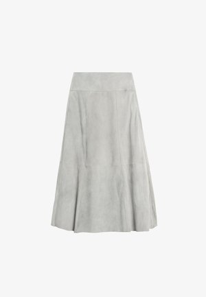 Massimo Dutti, Gonna di pelle - grey