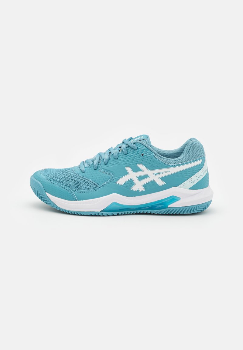 ASICS - GEL-DEDICATE 8 CLAY - Zapatillas de tenis para tierra batida - gris blue/white, Ampliar