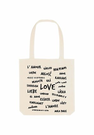 UNIVERSAL LOVE PRINT - Cabas - off-white