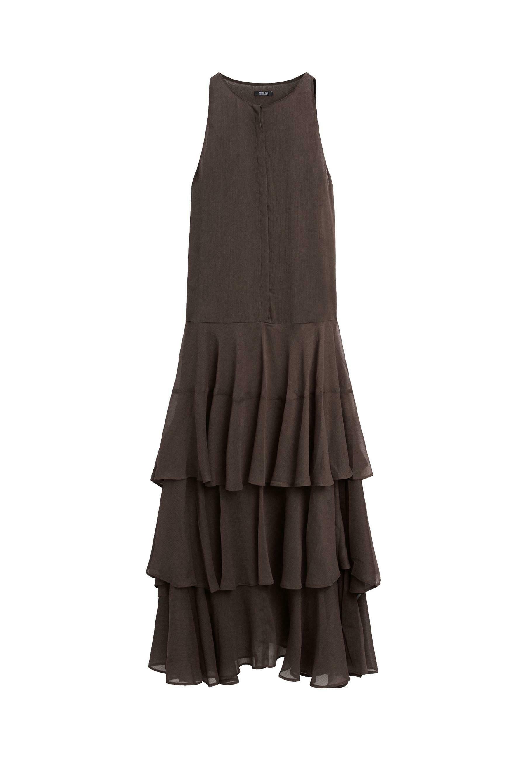★ Massimo Dutti★ Contrast color long one piece side slit Massimo Dutti CONTRAST LONG WITH SIDE SLITS - Maxi dress