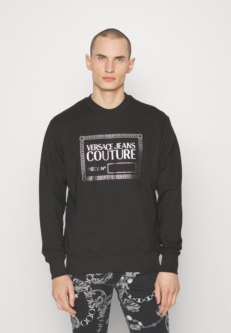 Versace Jeans Couture PIECE TICK FOIL Sweatshirt black/silver