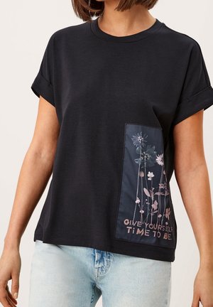 T-shirt med print - dark blue