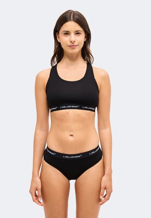 L/AB c/o Off-White, HORIZONTAL WAISTBAND THICK STRAP RACERBACK BRA - Бюстие - black