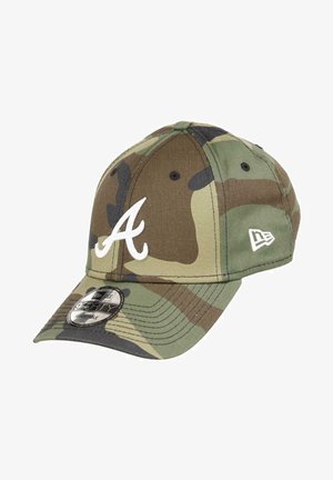 New Era ATLANTA BRAVES MLB REAR LOGO WOODLAND FORTY ADJUSTA - Cap - grün