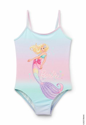 Badeanzug - y stampa barbie sirena sfumato