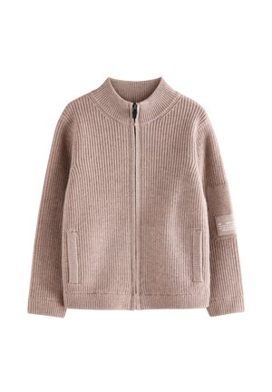Next REGULAR FIT - UTILITY THROUGH - Kardigán - neutral
