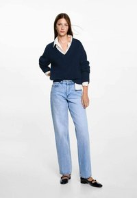 Mango Kids Stickad tröja - royal blue
