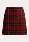PLAID MOHAIR PENCIL MINISKIRT - Minisvārki - red/black/yellow multi