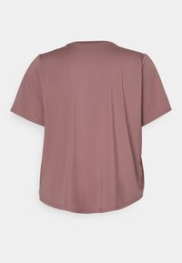 Nike Performance ONE CLASSIC - T-skjorte til trening - smokey mauve/black