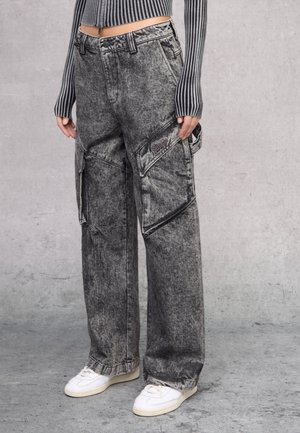 Relaxed fit jeans - slate grey