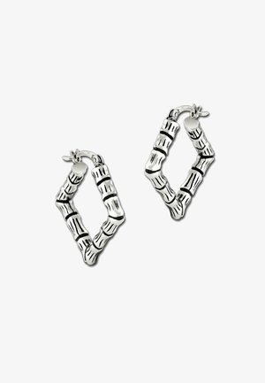 SilberDream BAMBUS ECKIG - Ohrringe - silberfarben