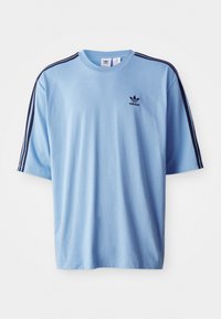 OVERSIZE TEE - Apdrukāts T-krekls - ash blue/black