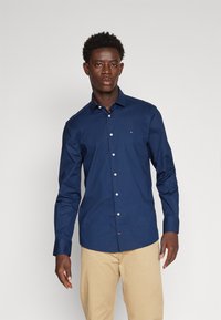 Tommy Hilfiger STRETCH POPLIN CONTRAST SHIRT - Camicia - navy iris