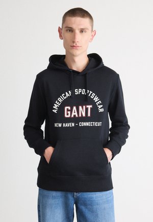 PRINTED GRAPHIC HOODIE - Jersey con capucha - black