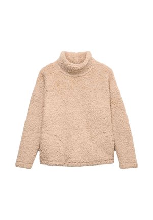 BORG FUNNEL NECK - Fleece trui - natural